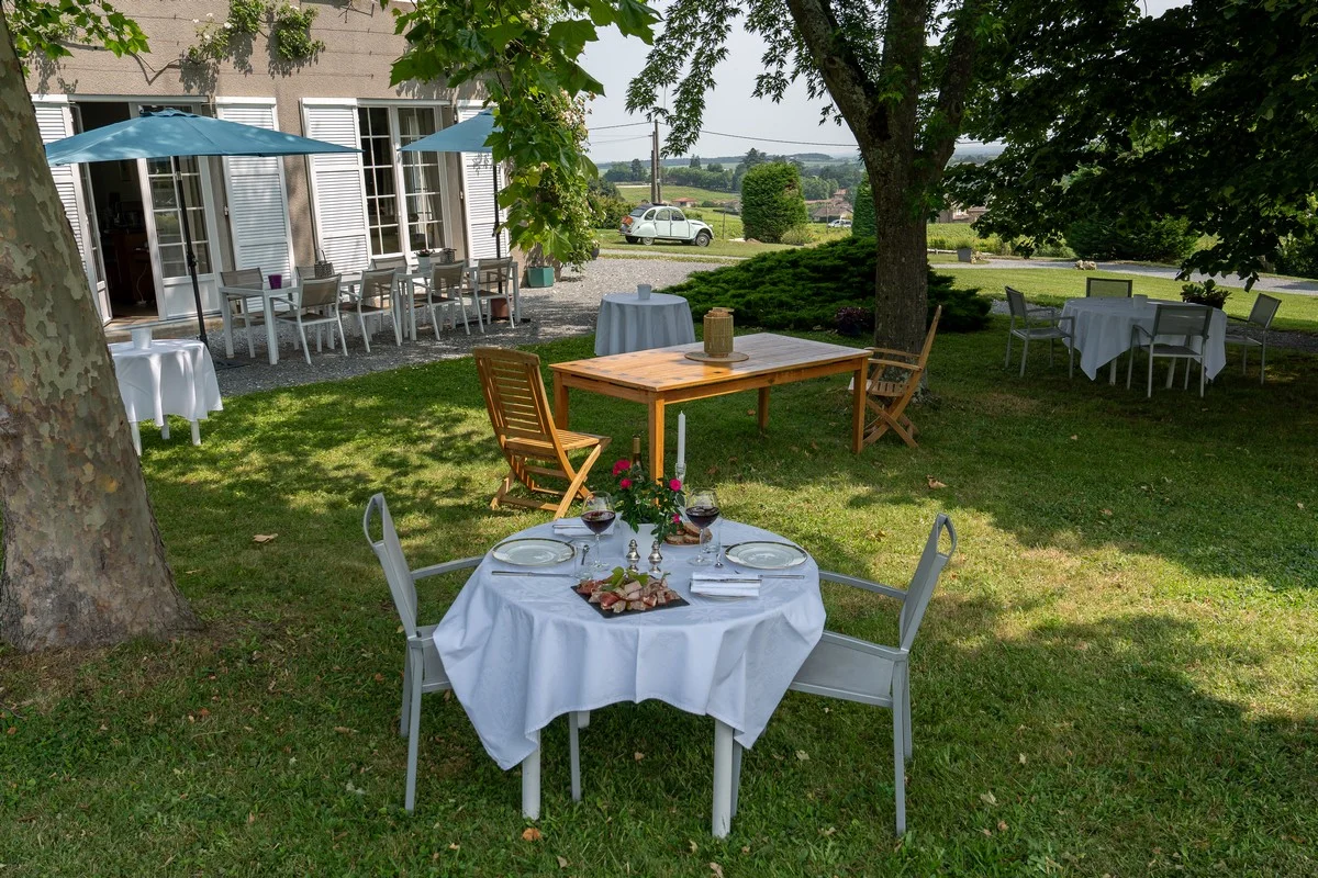 Détail d'une assiette gourmande de la table d'hôtes