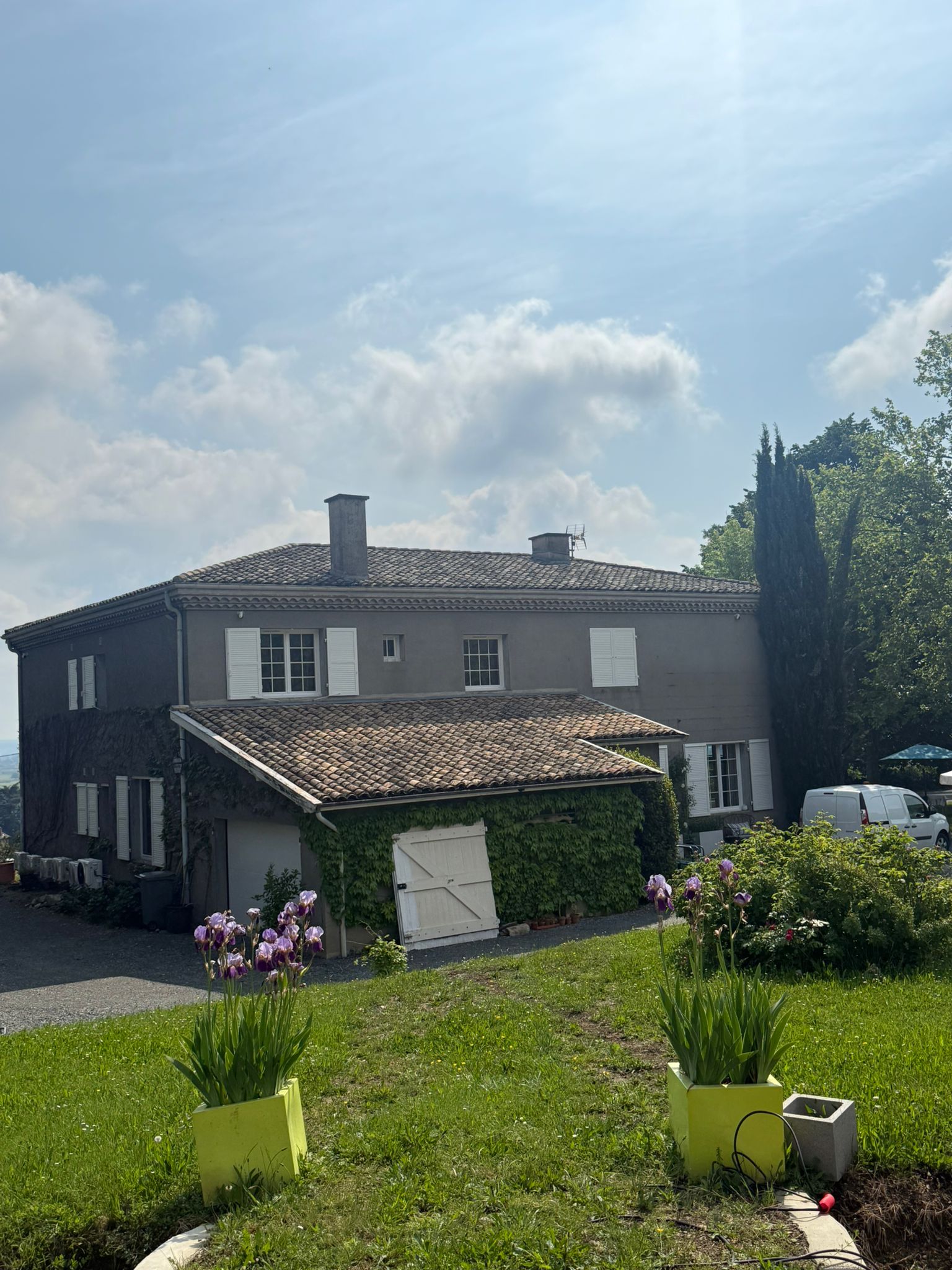Vue sur la piscine